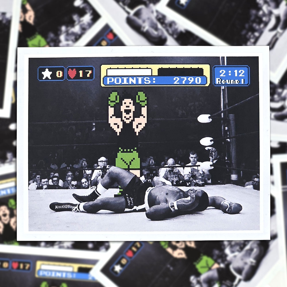 Ali X Little Mac Sticker